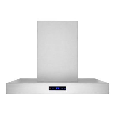 Hotte murale convertible 30 pouces 600 CFM en blanc