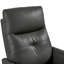 Fauteuil inclinable électrique pivotant en cuir Longin-329067064