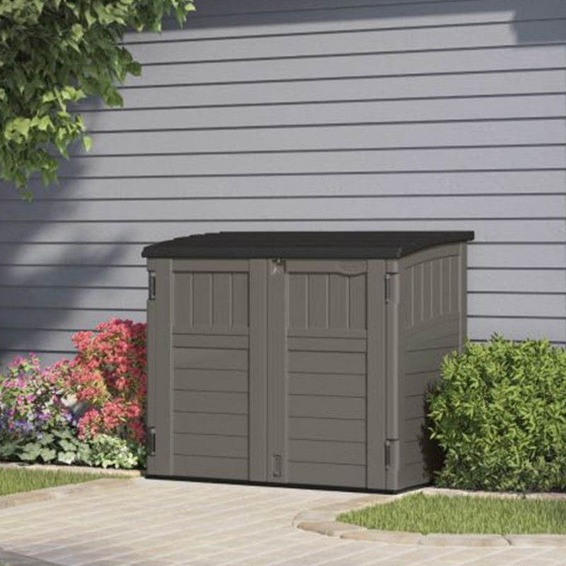 Suncast Stow-Away Store, Stone Grey, No