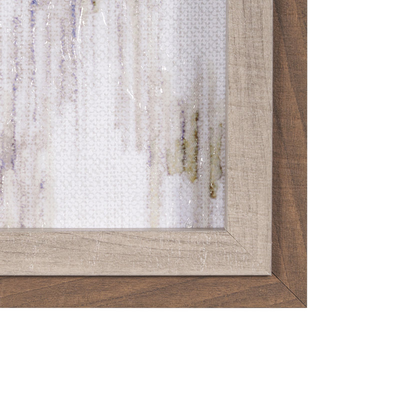 Ikat Patterns I by Silvia Krause a Hand Embelished Textured Framed Art Print