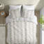 Housse de couette pour lit très grand / très grand en coton 3 pièces