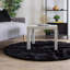 Tapis noir à poils longs lavable à la machine Diller-1859843965