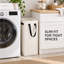 Ensemble de panier à linge autoportant en tissu 50L et 100L, panier de rangement polyvalent pliable avec poignées de transport robustes