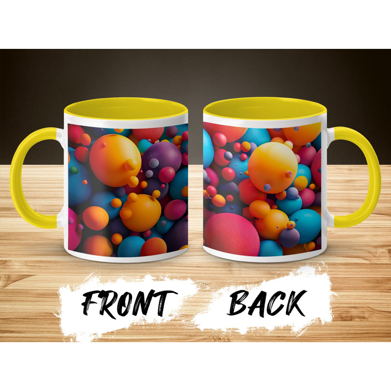 Ceramic Coffee Mug, Yellow