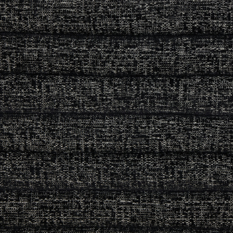 Matera 69" Ebony Black Channel Tufted Bench