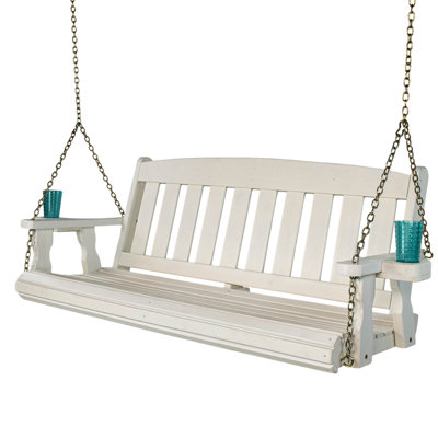 Amish casual heavy-duty 700 lb mission-treated porch swing