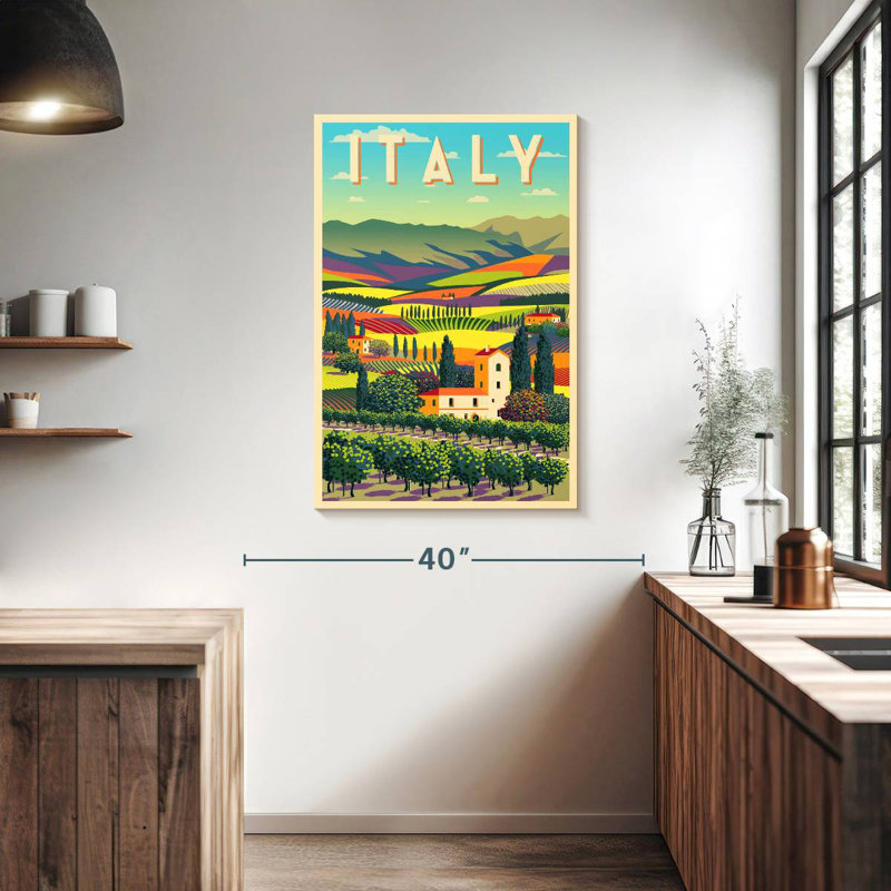 Affiche Alvord, Italie, H 39 po x l 26 po