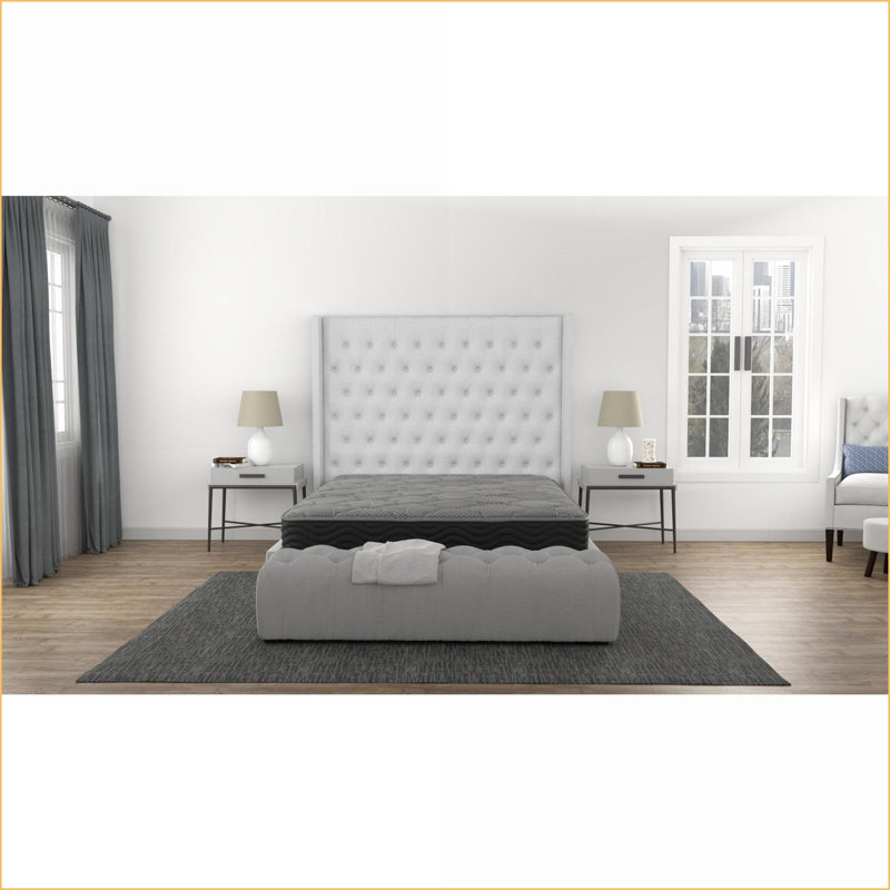 Mattresses, 8'' Hybrid Pocket Coil Mattress, CertiPUR-US Certified | Foam+Spring | Full, Full
