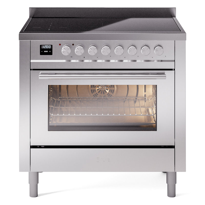 ILVE Professional Plus II 36 in Induction Range, Stainless Steel