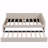 Full Upholstered Platform Bed Frame, USB, Twin Trundle-2060617779