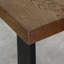 Isaias Oak Solid Wood Top Metal Base Dining Table-2026069702-2026069707