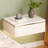 20" Floating Nightstand with Drawer, White