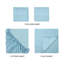 Ensemble de draps en satin de coton peigné 300 fils-408824362-408824358