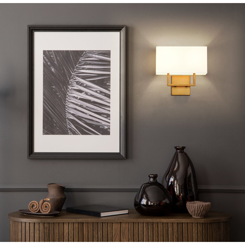 Applique murale 2 lumières Tato, Laiton