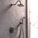 Retro Complete Shower System With Rough-In Valve With 9 Inches Rain Shower Head