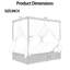 Lit de soleil réglable avec rideau-1077814407