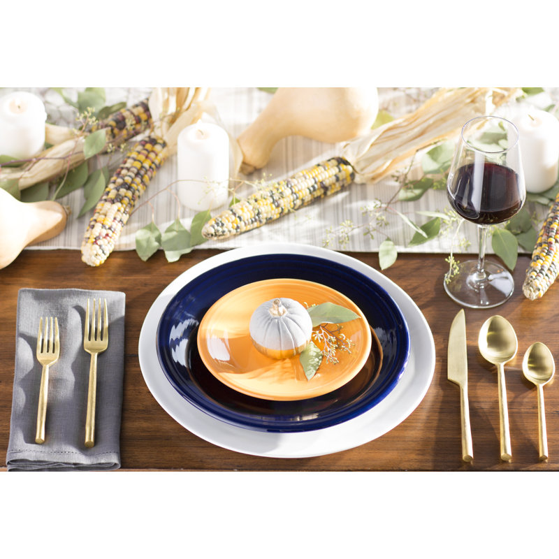 Assiette plate Fi 1/2 Classic, Noir