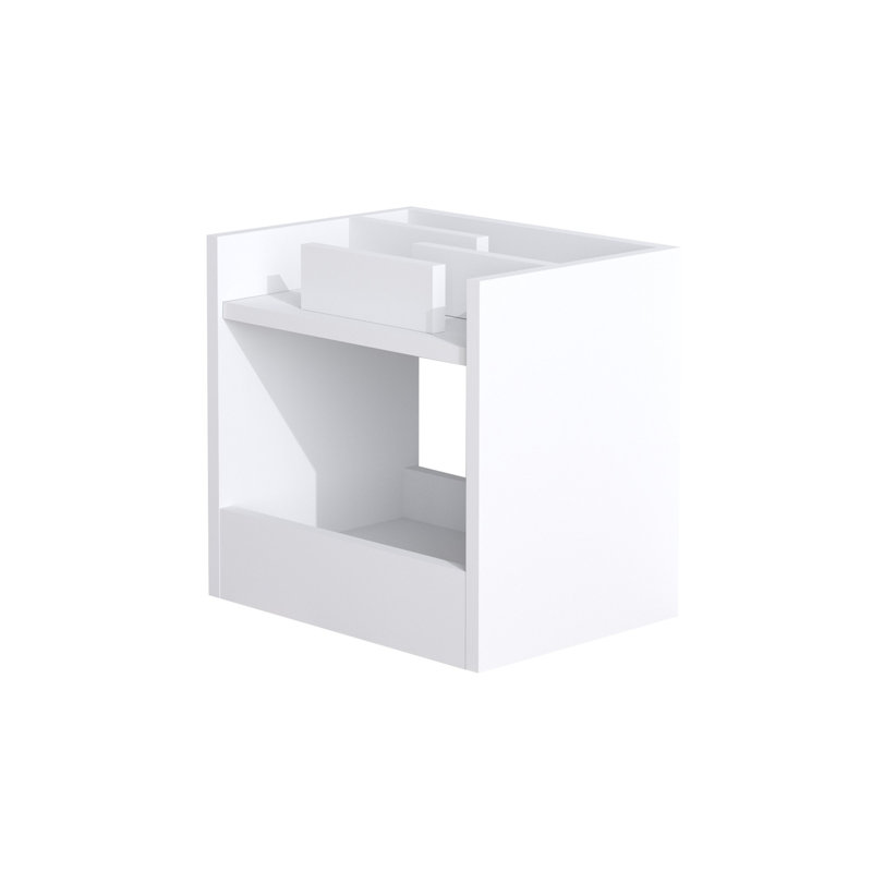 Daegyn 40 cm H x 42 cm W Particle Board Geometric Bookcase