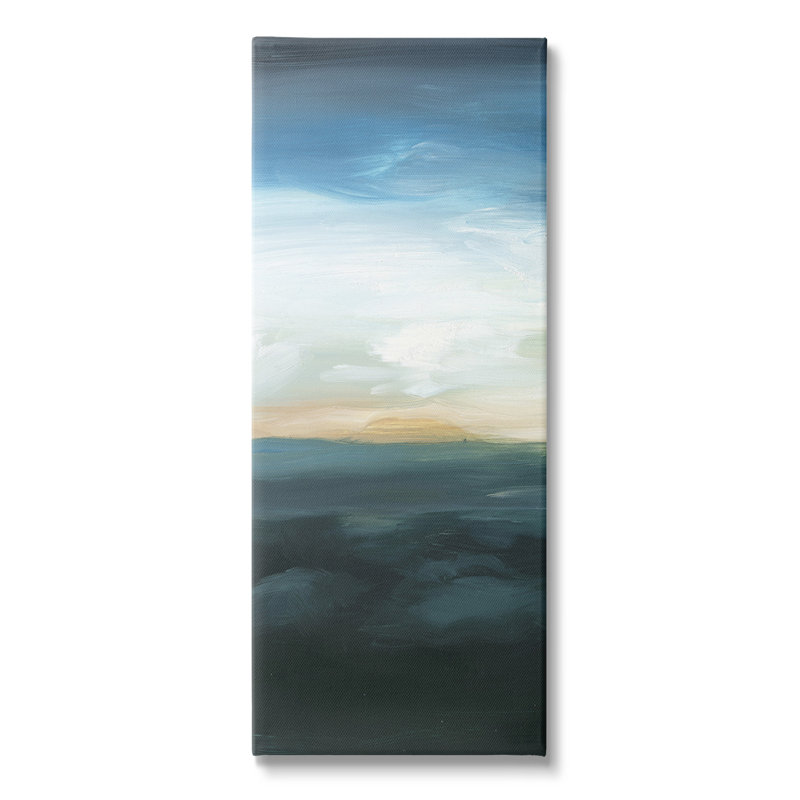 «Dark Dark Sunrise», art mural sur toile par Ethan Harper, H 30 po x l 13 po