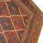 Hand Knotted Wool Area Rug in Red And Blue