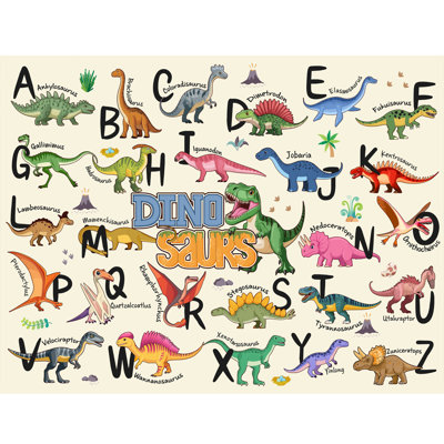 Washable Kids Play Rug Non-Slip&Soft Beige ABC Alphabet Educational Rug for Playroom Nursery