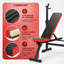 Upgraded Foldable Weight Bench With Storage Posts - 600 LBS Capacity Multi-Position Training Station