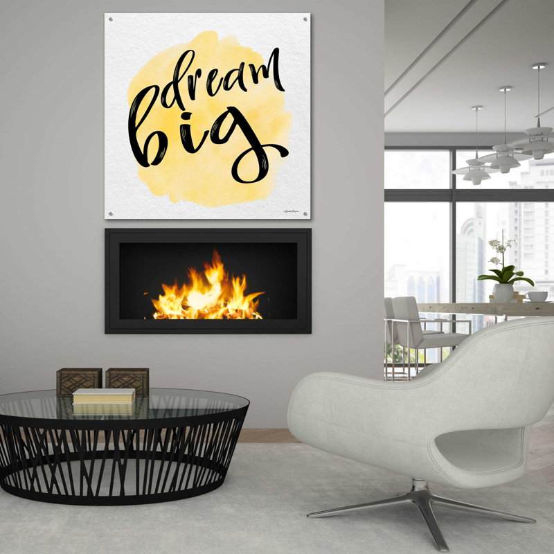 «Dream Big» par Susie Boyer, art mural en verre acrylique, H 36 po x l 36 po x P 0,2 po