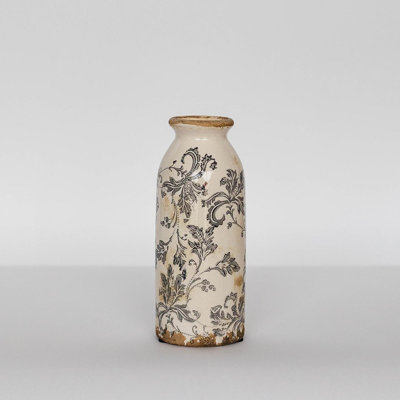 Vase à motif floral