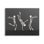 "Three Dancing Skeletons", art mural sur toile par Lady Louise Designs