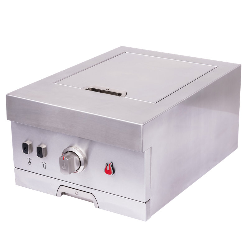Stainless Steel Propane Gas Side Burner with Controls