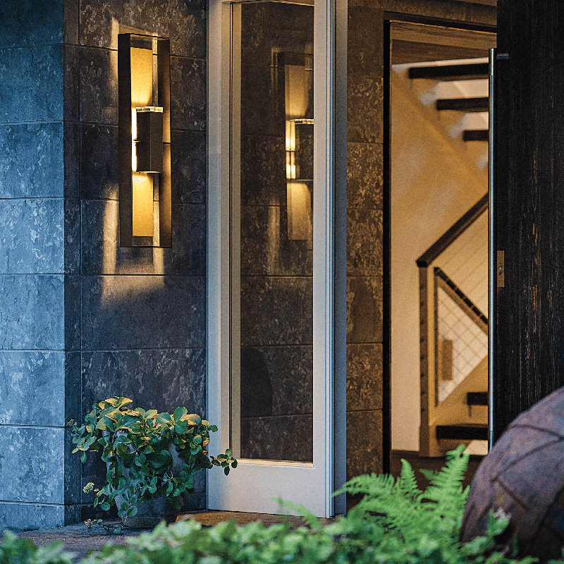 Shadow Box Flush Mount Outdoor Wall Sconce, Coastal Oil Rubbed Bronze, Coastal Oil Rubbed Bronze, Yes