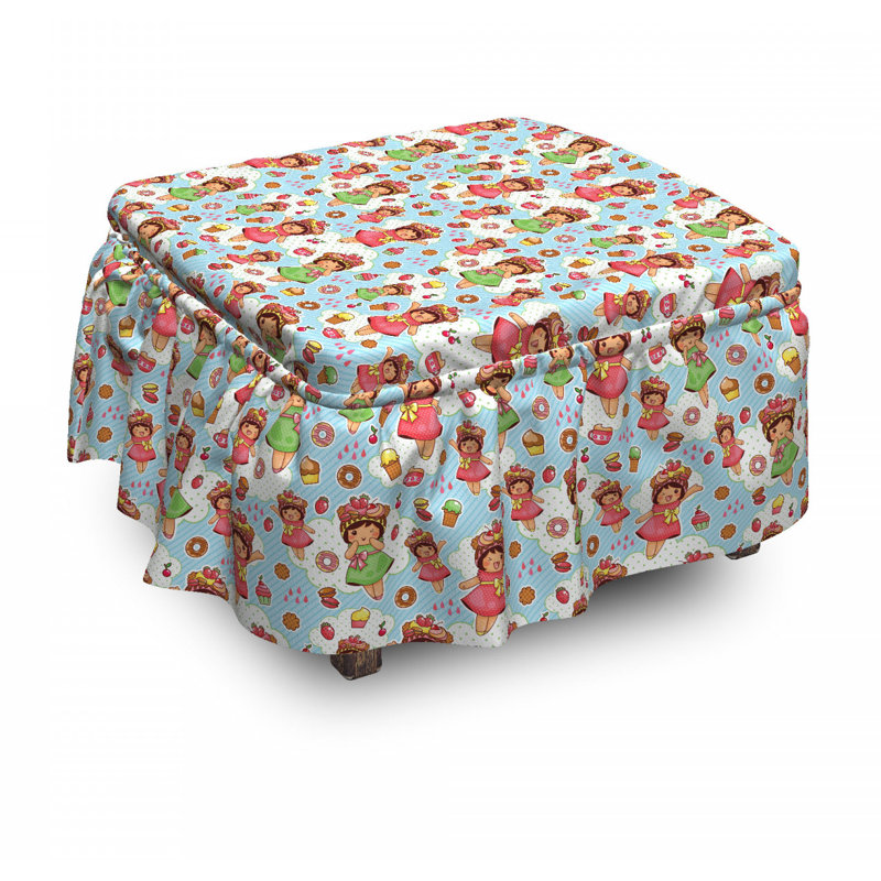 Housse pour de yummy pastries repose-pieds filles