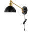Applique murale articulée en fer avec port de charge USB Cimarron-67638428