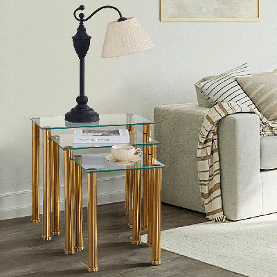 Declin 5 - Piece Living Room Table Set