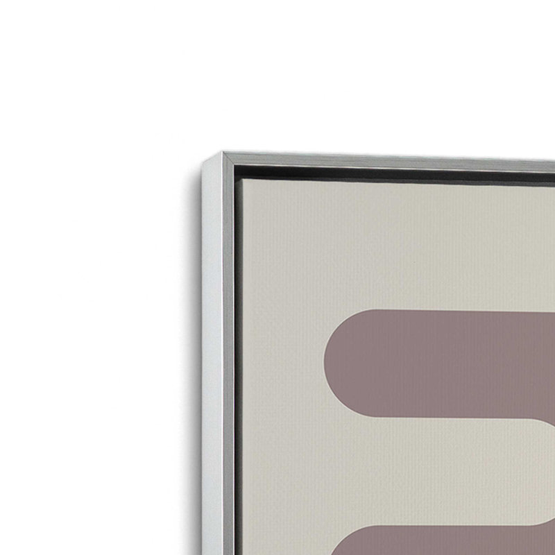 Impression sur toile Warm Taupe Bauhaus , H 18,75 po x l 12,75 po, Chrome poli