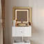 Meuble-lavabo moderne l 16,5 po x P 16,5 po x H 26 po avec miroir intelligent et 6 tiroirs