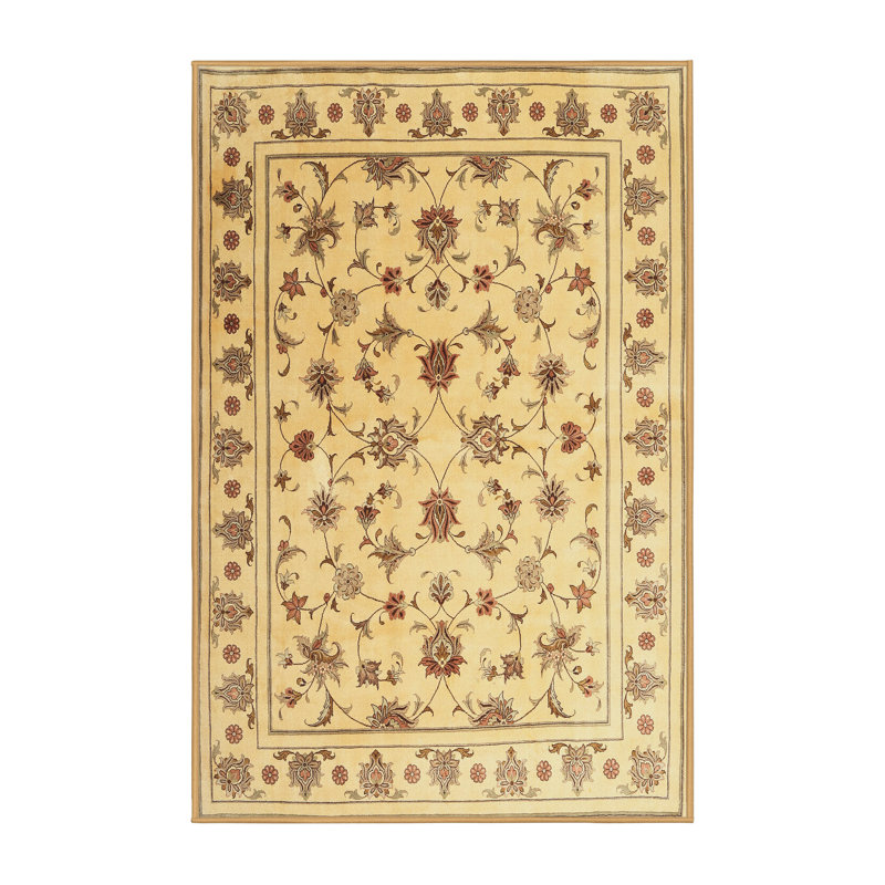 Surface beige contemporaine tapis, Rectangle 5 pi x 7 pi