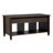 Brown 39.96in Rectangular P2 Board Liftable Double-Layer Solid Wood Leg Coffee Table-532461643-532461640