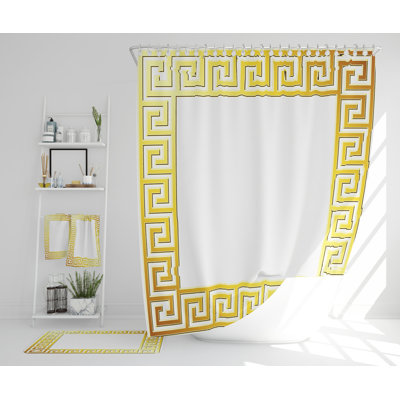 Nelina Polyester Shower Curtain Set