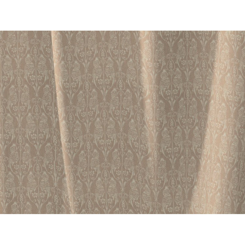 Wybron Little Parrot Eyelet Opaque Curtain, Light Brown, 145 W x 175 D cm