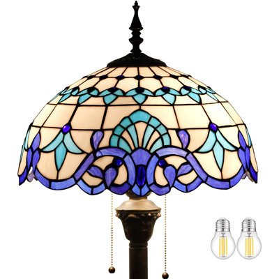 Kasturi 64'' Bronze Antique Traditional Floor Lamp