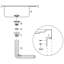 Belfry Kitchen Traylor 600mm W Single Bowl Steel Flush Kitchen Sink with 1 Faucet Hole