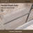 59'' - W x 56'' H Double Added Door Semi-Frameless Tub Door with-98714310