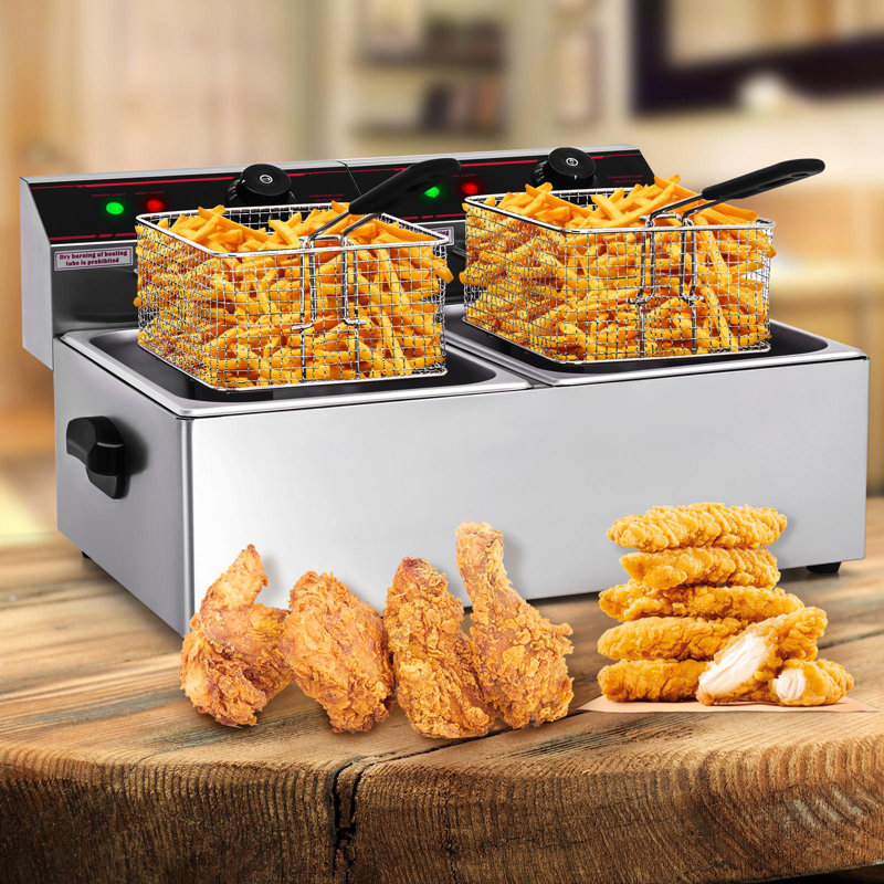  Giantex 3400 Watt 12 2 Basket Indoor Turkey Fryer