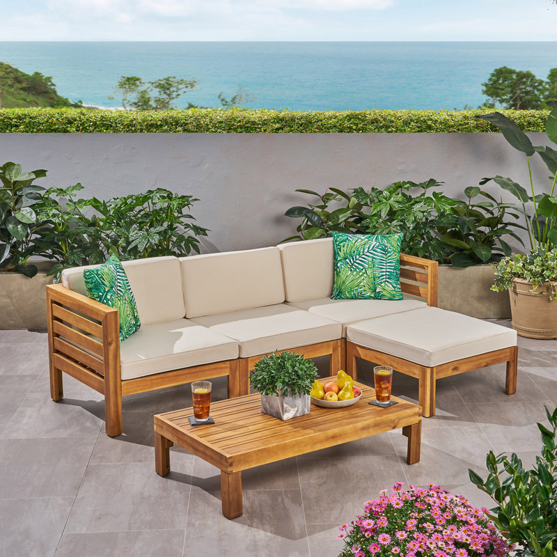 L Shape Outdoor Sofa Set