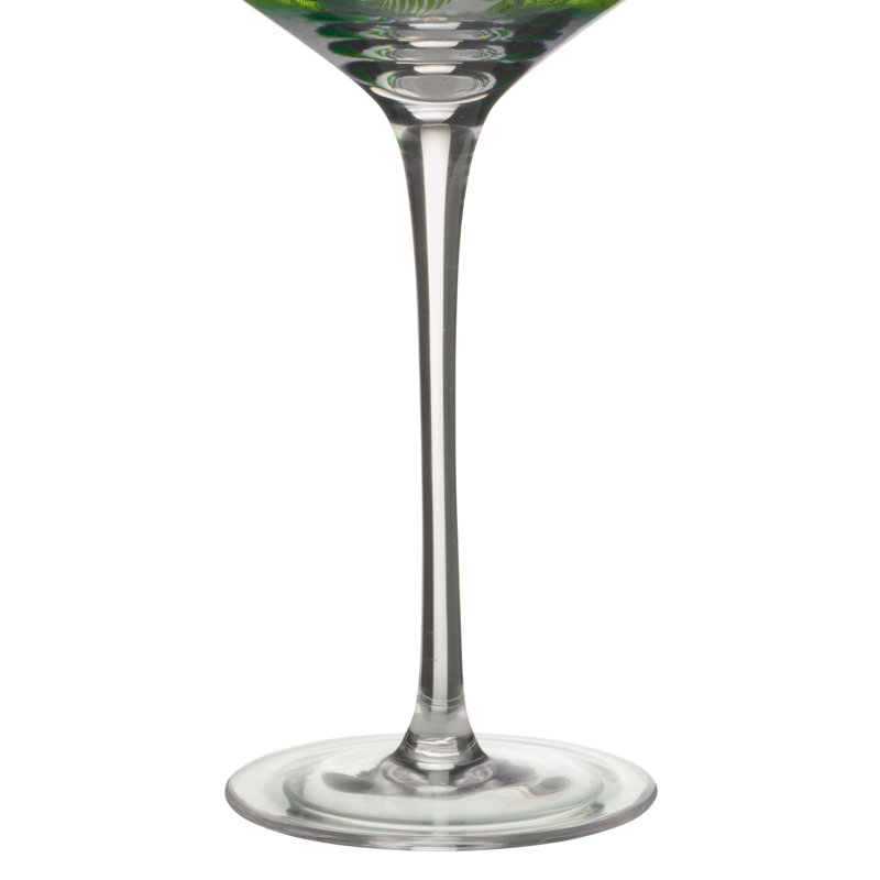 Tropical Leaves Champagne Saucers