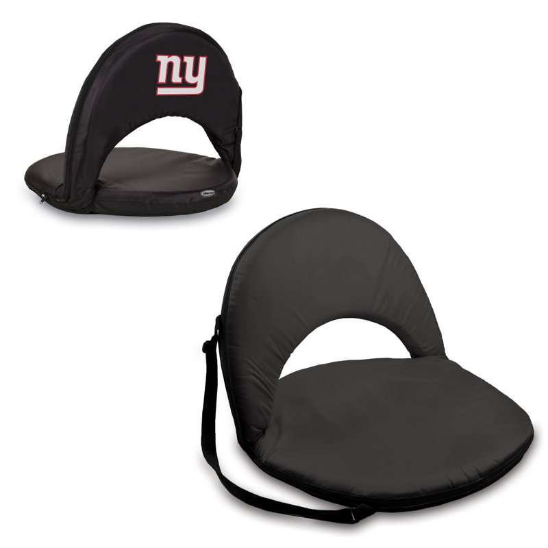 Digital Print Oniva Reclining Folding Stadium Seat, New York Giants, Black