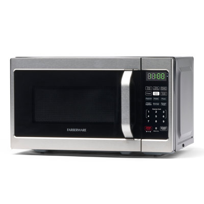 Farberware Compact Countertop Microwave Oven, 0.7 Cu. Ft. 700-Watt, Child Lock, Easy Clean Interior
