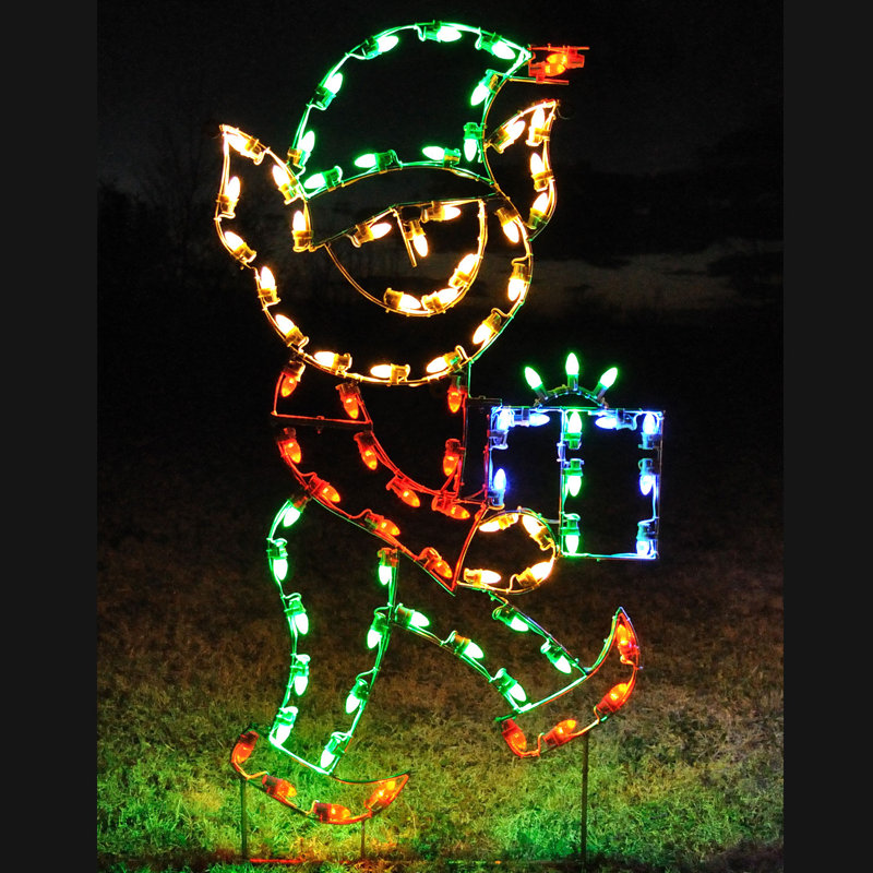 Santa's Helper Elf Lighted Display