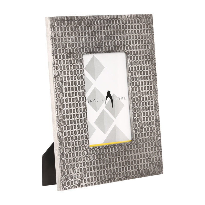 Amaya Brown Wood Picture Frame with Mat, 10" x 8"